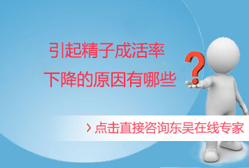 精子成活率下降